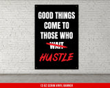 a man standing next to a tall black box