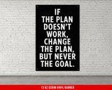 Inspirational Wall Art Vinyl Banner, Motivational Fitness Gym Decor, Home Garage Workout Room, Weightlifting Powerlifting Poster