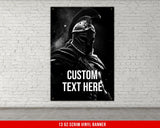 Spartan Banner For Home Gym Decor Weightlifting Motivational Quote Wall Art Fitness Powerlifting Inspirational Custom Dorm Garage Gym Gift