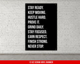 Motivational Banner for Home Gym Decor Weightlifting Inspirational Quote Wall Art Fitness Powerlifting Dorm Decor Custom Garage Gym Gift