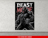 Beast Mode Gym Banner, Gym Motivational Poster, Workout Motivation Banner, Fitness Inspiration, Home Gym Wall Decor, Motivational Quote