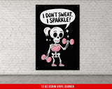 a picture of a skeleton with a boxing glove