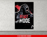 Beast Mode Banner, Gym Motivational Wall Art, Home Gym Decor, Fitness Motivation Poster, Inspirational Quote Banner, Workout Motivation