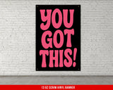 a man standing next to a tall black box