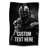 Personalized Gladiator Warrior Poster, Custom Text Gladiator Wall Art, Ancient Warrior Decor, Unique Gift for Him, Dark Warrior Print