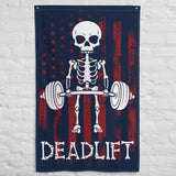 Gym Flags - Gym Sign - Custom Home Gym Banner - Gym Gifts - Weightlifting Decor - Deadlift USA