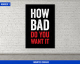 Gym Quotes Canvas Set - Home Gym Decor - Office Wall Art - Hustling Entrepreneur Inspiration