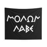 Custom tapestry banner for home gym decor weightlifting motivational quote wall art fitness powerlifting inspirational