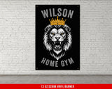 Custom Gym Sign, Vinyl Banner Home Gym Decor Motivational Quote Weightlifting Wall Art Fitness Inspiration Powerlifting Artwork