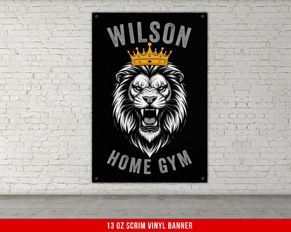 Custom Gym Sign, Vinyl Banner Home Gym Decor Motivational Quote Weightlifting Wall Art Fitness Inspiration Powerlifting Artwork