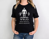 Religious Faith Gym Shirt | Funny Christian Shirts | Christian Gifts For Men | Strength In Jesus Shirt | Cute Jesus Gift