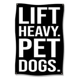 Lift Heavy Pet Dogs Wall Art, Gym Decor, Fitness Motivation Poster, Workout Wall Art, Inspirational Gym Decor, Gift for Gym Lover