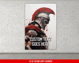 Spartan Banner for Home Gym Decor Motivational Quote Weightlifting Wall Art Powerlifting Fitness Inspirational Gift