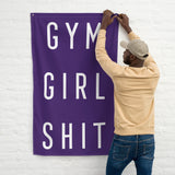 Gym Flags - Gym Sign - Home Gym Banner - Weightlifting Decor - Custom Gym Gifts For Women - Gym Girl