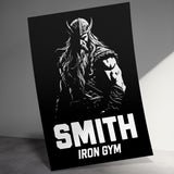 Viking Warrior Poster For Gym Decor