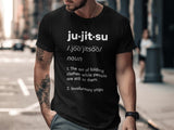 Funny Ju Jitsu T-Shirt, Martial Arts Definition Tee, Humorous Jiu Jitsu Shirt, Involuntary Yoga, Funny Gym Apparel