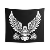 Custom Tapestry Motivational Quote Banner For Home Gym Decor Weightlifting Fitness Wall Art Powerlifting Garage Gym Decor