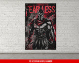 a painting of a man in armor holding a sword