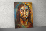 Jesus Christ Wall Art, Cubist Portrait, Christian Home Decor, Modern Religious Painting, Spiritual Faith Artwork, Divine Gift
Jesus Christ