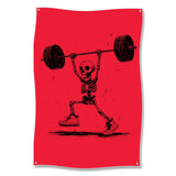 Skeleton Weightlifting Art Print, Gym Wall Decor, Fitness Poster, Workout Room Decoration, Motivational Gym Artwork, Sports Wall Art