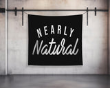 Nearly Natural Custom Tapestry, Motivational Quote Wall Art, Gym Decor, Fitness Banner, Powerlifting Inspiration, Dorm Room Poster