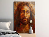 Jesus Christ Abstract Painting Print, Modern Religious Wall Art, Spiritual Divine Home Decor, Christian Savior Portrait, All products