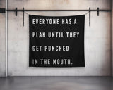 Motivational Quote Custom Tapestry Wall Art Banner For Home Gym Decor Inspirational Powerlifting Dorm Garage Gym Gift Fabric