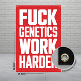 Motivational Banner, Workout Inspiration, Fitness Wall Art, Gym Decor, Encouragement Sign, Exercise Motivation, Red and White Poster