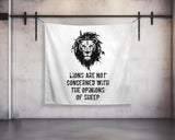 Motivational Quote Tapestry, Wall Art for Home Gym, Inspirational Banner, Weightlifting Decor, Dorm Room Tapestry, Fitness Gift
