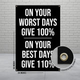 Inspirational Banner, Motivational Wall Art, Uplifting Quote Sign, Home Office Decor, Encouraging Poster, Positive Message Banner
