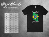 Brazilian Jiu Jitsu T Shirt, Unisex Jersey Short Sleeve Tee, Brazilian Flag Shirt, Martial Arts Apparel, Sports Graphic Tee