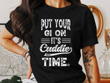 Put Your Gi On Its Cuddle Time Shirt, Funny Martial Arts Tee, Cozy BJJ Top, Unique Jiu Jitsu Apparel, Gift for Grapplers