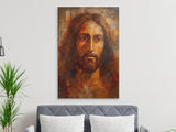 Jesus Christ Abstract Portrait Painting, Modern Christian Wall Art, Spiritual Home Decor, Religious Canvas Print, Divine Image Artwork
Jesus
