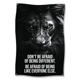 Motivational Lion Poster, Gym Decor Wall Art, Inspirational Quote Print, Fitness Motivation Banner, Workout Room Poster, Home Gym Decor