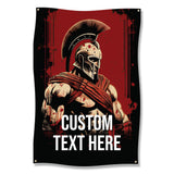 Spartan Warrior Poster, Gym Wall Art, Fitness Decor, Motivational Gym Poster, Custom Text Artwork, Home Gym Decor, Workout Inspiration