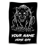 Motivational Panther Poster, Home Gym Decor, Workout Wall Art, Fitness Inspiration, Exercise Room Decoration, Gym Enthusiast Gift