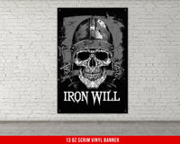 a picture of a skull wearing a helmet