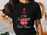 Martial Arts Shirt, If You Don't Roll Then You Don't Know, Unique Martial Arts Gift, Jiu Jitsu Apparel, Grappling Shirt