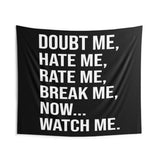 Motivational Quote Tapestry Gym Decor Weightlifting Wall Art Powerlifting Inspirational Dorm Garage Gym Fabric Gift