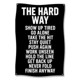 The Hard Way Motivational Poster, Gym Wall Art, Fitness Inspirational Print, Workout Motivation Sign, Home Gym Decor, Fitness Room