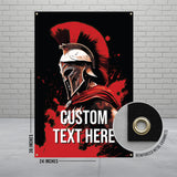 Spartan Warrior Wall Art, Epic Spartan Helmet Poster, Ancient Warrior Decor, Medieval Knight Print, Man Cave Decoration, Wall Hanging
