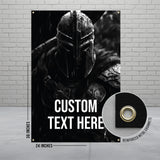 Custom Knight Wall Art Print, Knight Poster for Home Decor, Knights Templar Print, Medieval Knight Warrior Artwork, Gift for Him