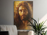Jesus Christ Art Print, Crown of Thorns Painting, Christian Religious Wall Decor, Spiritual Faith Gift, Divine Sacred Image, Jesus