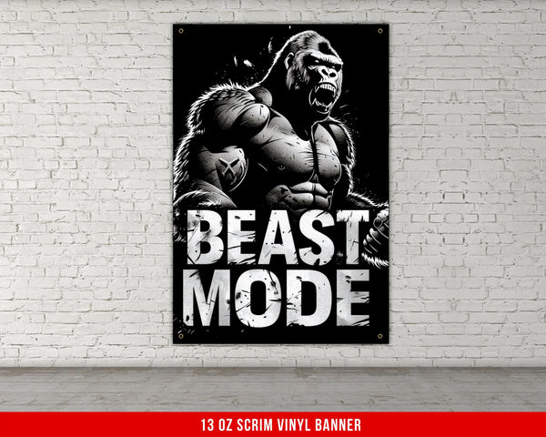 Custom Banner Home Gym Decor Weightlifting Motivational Quote Wall Art Fitness Powerlifting Inspirational Dorm Garage