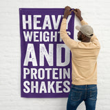 Gym Flags - Gym Gifts - Weightlifting Decor - Custom Home Gym Banner - Gym Sign - Protein Shakes