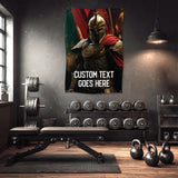 The image is a promotional graphic for a fabric product, specifically a 9 oz polyester fabric. It features a close-up view of the fabric, highlighting its properties such as dye sublimation, scratch resistance, wrinkles being free, and being washable.