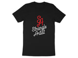 Strangle Artist T Shirt, Funny Graphic Tee, Unique Gift for Artists, Cool Casual Wear, Bold Lettering Design, Creative Clothing
