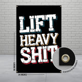 Funny Gym Banner, Motivational Workout Poster, Decorative Wall Art for Fitness Enthusiasts, Gym Decor, Home Gym Wall Hanging