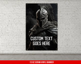 Custom Home Gym Banner - Large Personalized Quote - Home Decor - Office Workout Room Wall Art - Spartan V10
