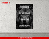 Lion Wolf Motivational Quote Banners Banner
